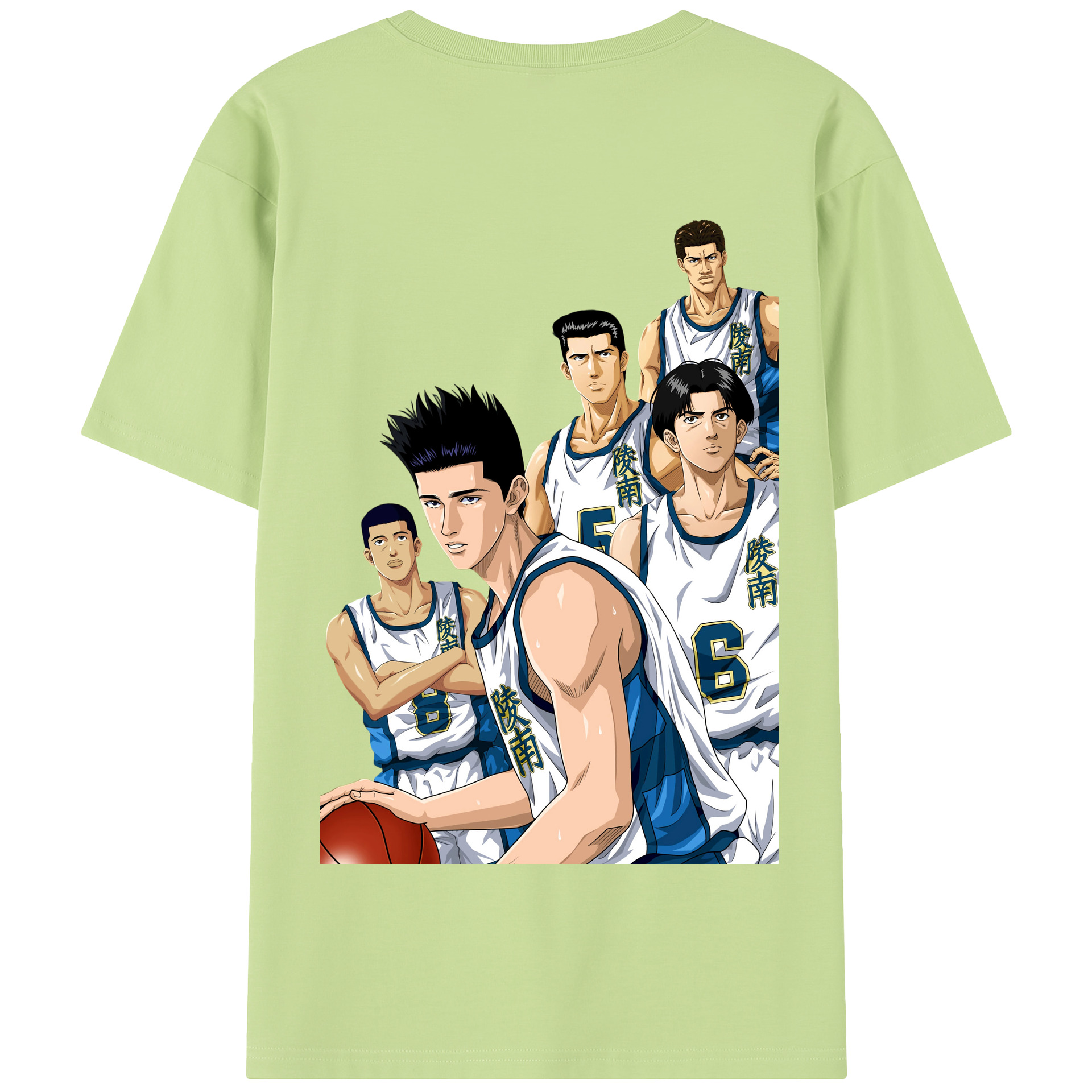 SLAM DUNK／スラムダンク 綿100％半袖Tシャツ（背面プリント）